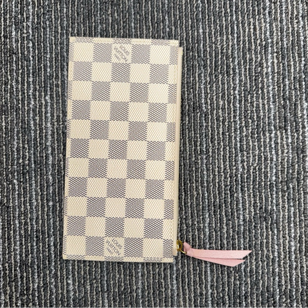 LOUIS VUITTON DAMIER AZUR FELICIE WALLET COIN ZIP - Picture 7 of 10